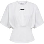 Romie Pleat Tee - White