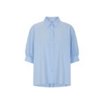 Anabel Oversize Shirt - Chambray Blue