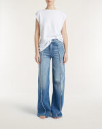 Miku Pleated C 018 - Mid Blue - Afbeelding 2