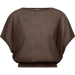 Gerlotta Top - Chocolate Brown