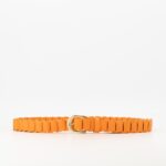 Berna Leather Belt - Orange