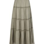 Felicia S Voile Skirt - Smoke Green