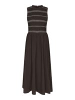 Atika Deco Smock Dress - Dark Brown