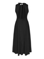 Zora Poplin Dress - Black - Afbeelding 5