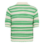 OdetteCC Stripe SS Cardigan  - Green - Afbeelding 2