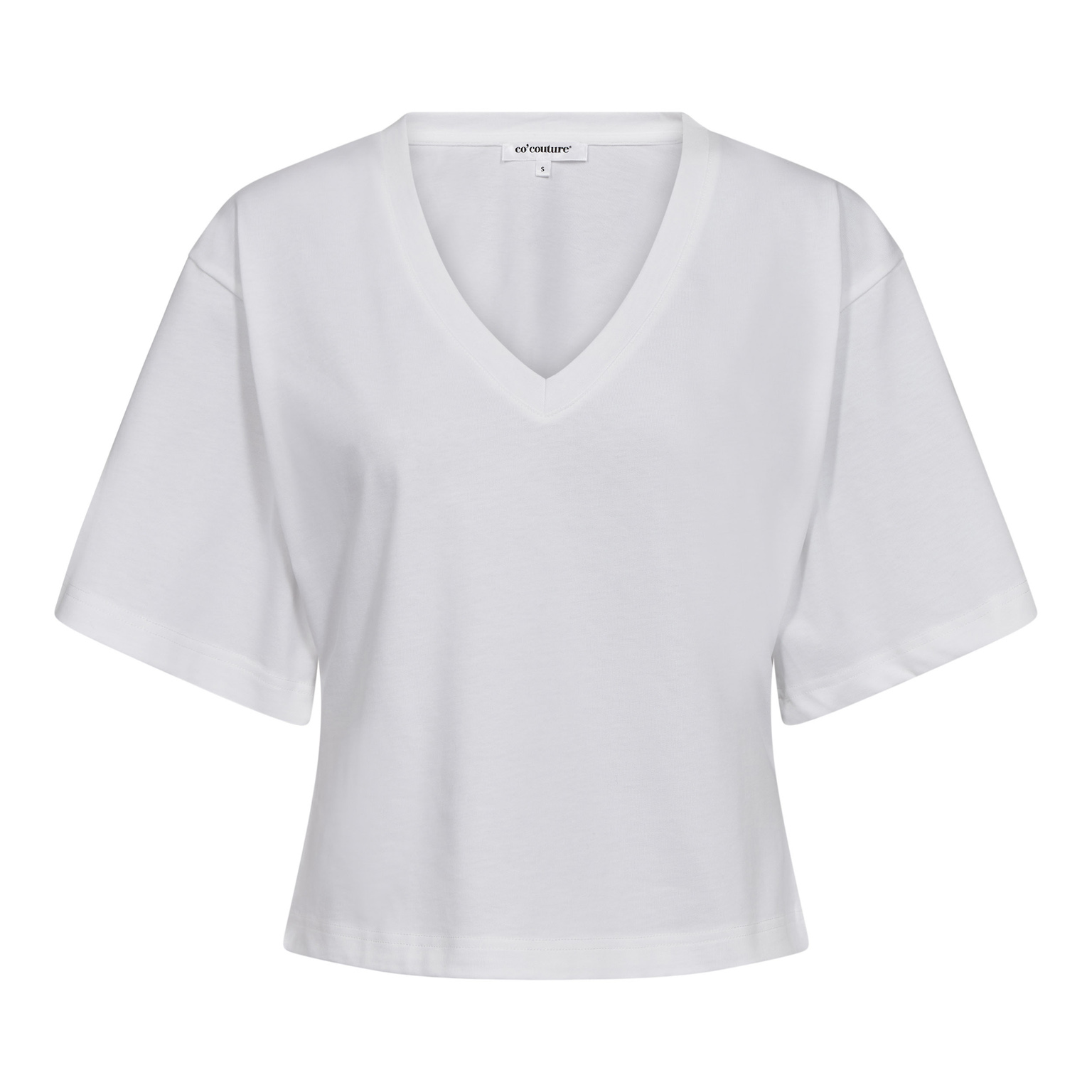 261-43012-4000-01 ZengaCC Tee V-Neck - White - Afbeelding 1