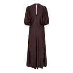 HeraCC SS Puff Dress - Dark Brown - Afbeelding 2