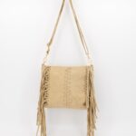 Angie Suede Bag - Sand