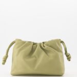Arela Leather Bag - Moss Green