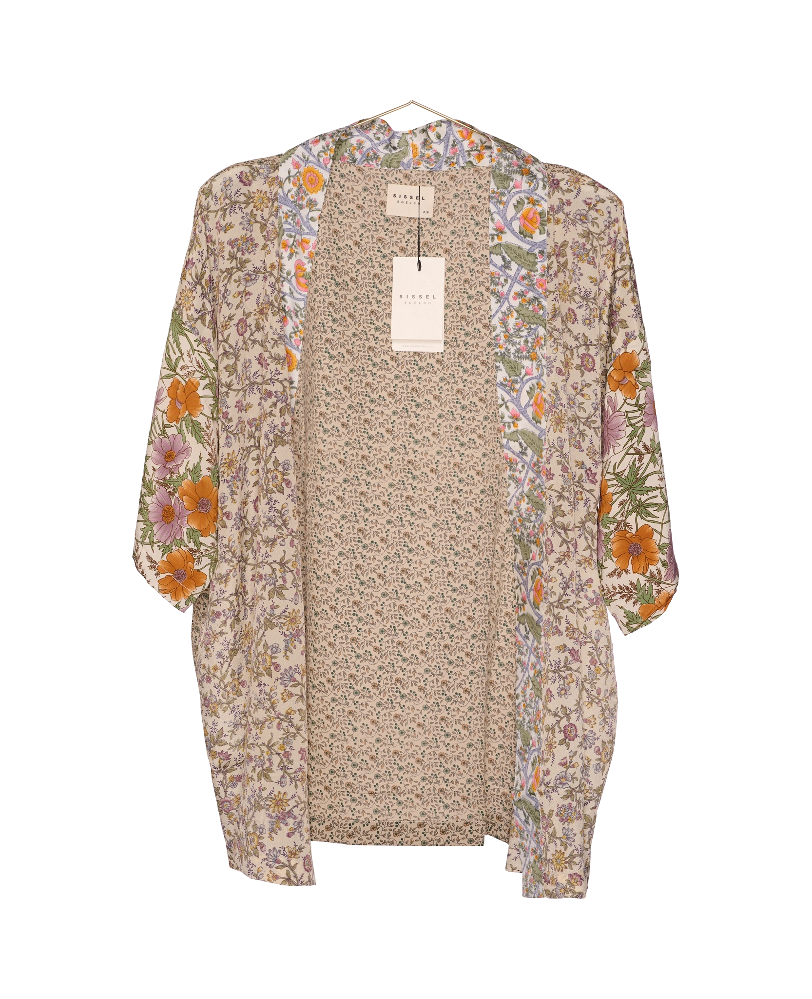 Lotus Kimono - No 555 Vintage Sari Sissel Edelbo - Lotus Kimono - 555 - Afbeelding 1