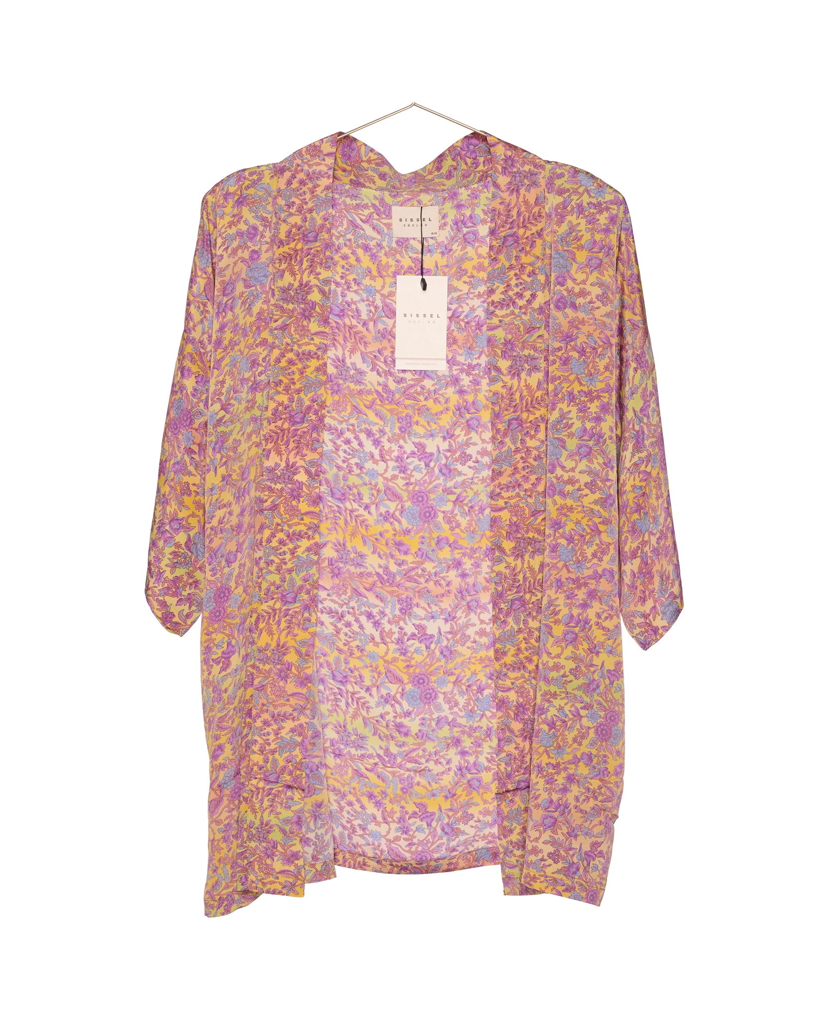 Lotus Kimono - No 591 Vintage Sari Sissel Edelbo - Lotus Kimono - 591 - Afbeelding 1