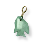 Bonnie Studios - Green Fish Pendant - Green Aventurine