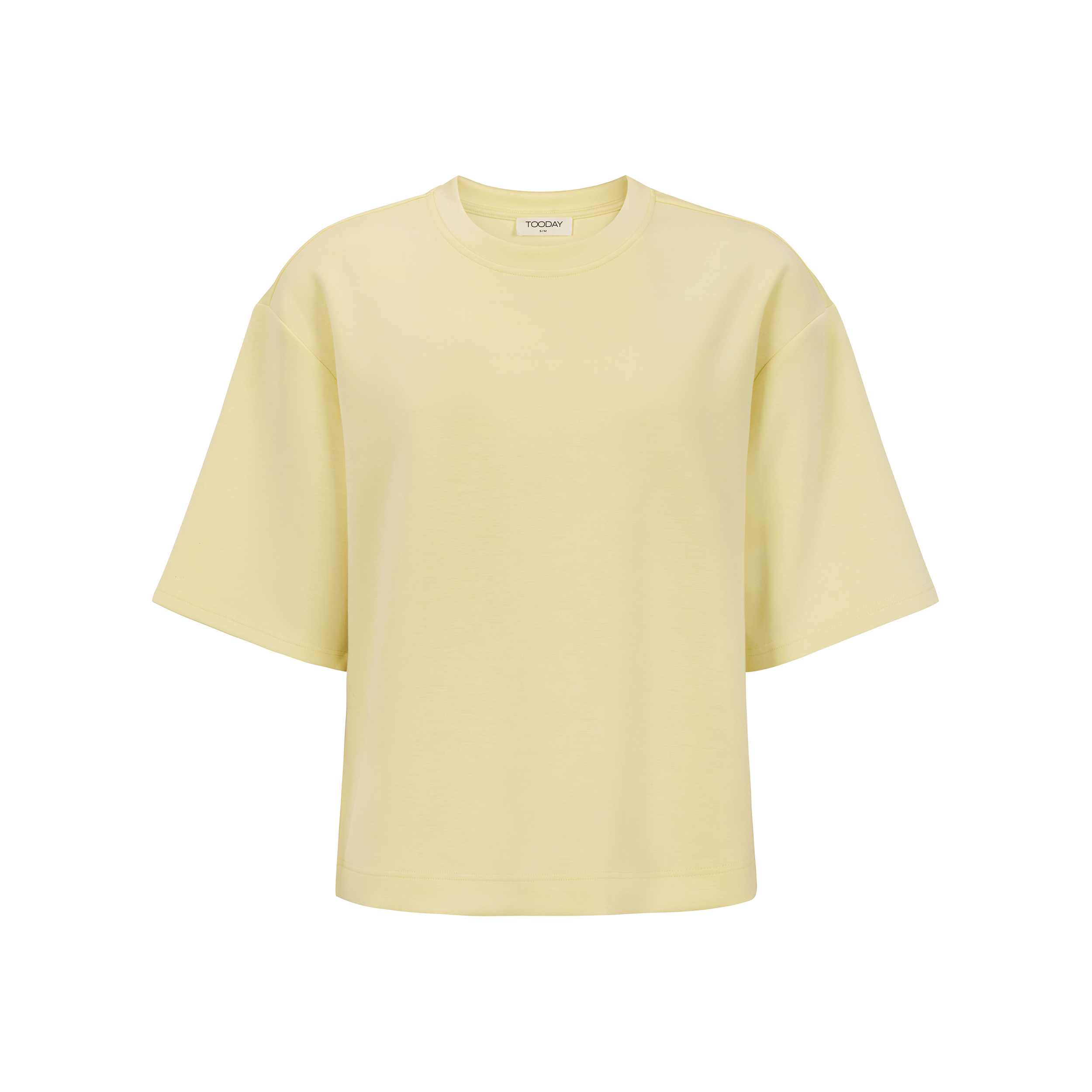 TD126-143 - 200 Yellow - Extra 1 TDAzra Boxy T-Shirt - Yellow - Afbeelding 1