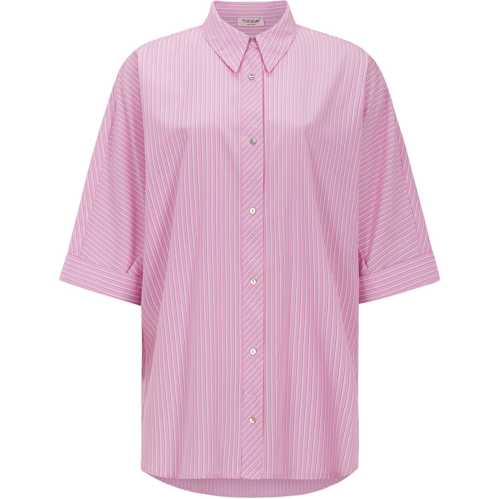 TD226-110_330_4 TDCami 3/4 Shirt - Rose Tan - Afbeelding 1