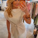 Katarim Crepe top - Ivory