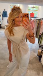 Katarim Crepe top - Ivory