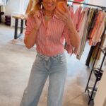 Flip Waist Jeans - Light Denim