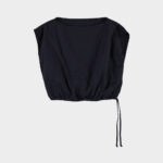Sleeveless Denim Top - Navy