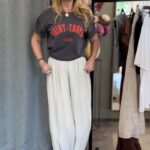 T-shirt - Saint tropez club - antraciet