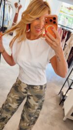 Basic Waist Tee - White - Afbeelding 2