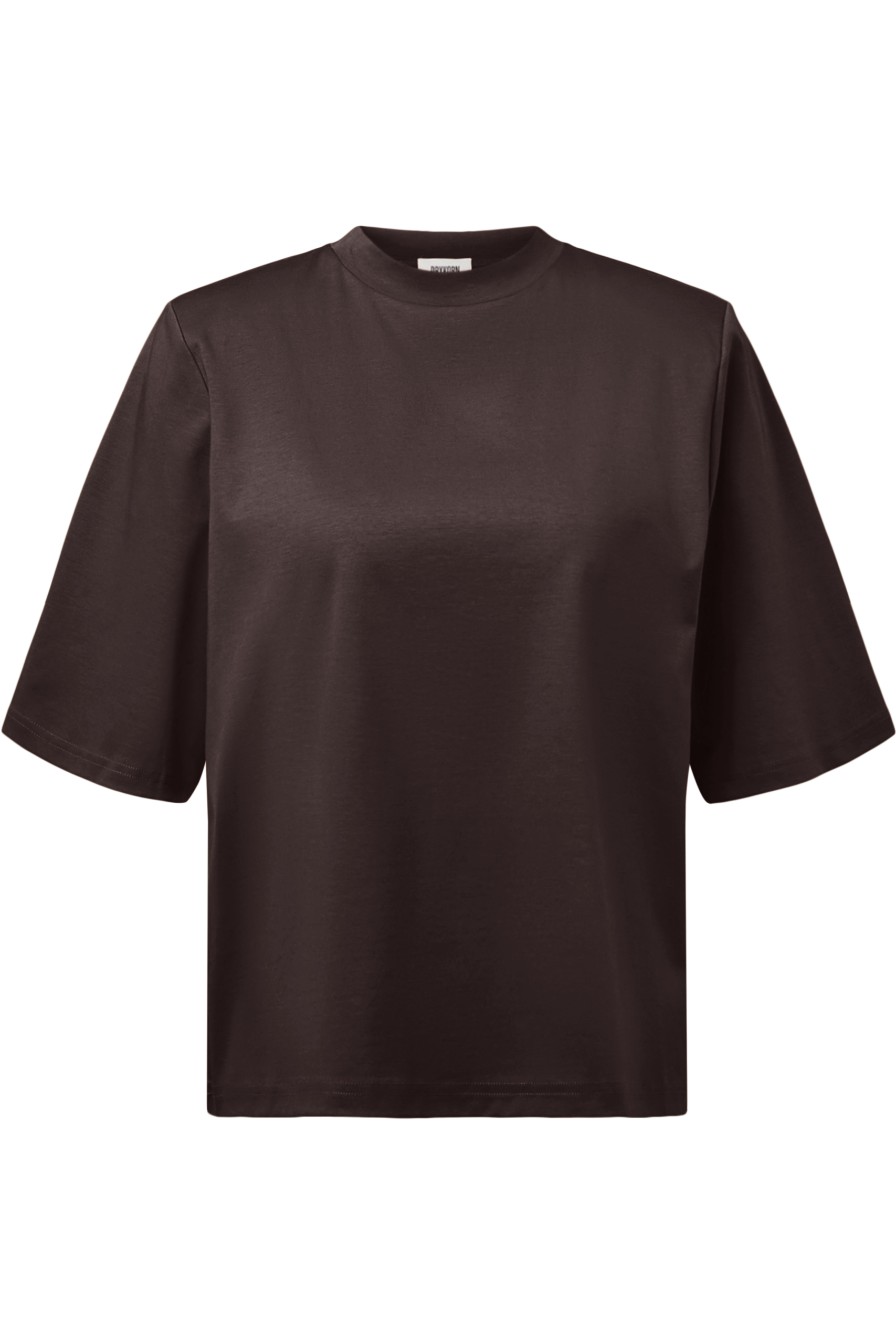10#89#520243#890050#TADURA#1117#07 Tadura Tee - Dark Chocolate - Afbeelding 1