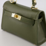 Grace Small Leather Bag - Olive Green