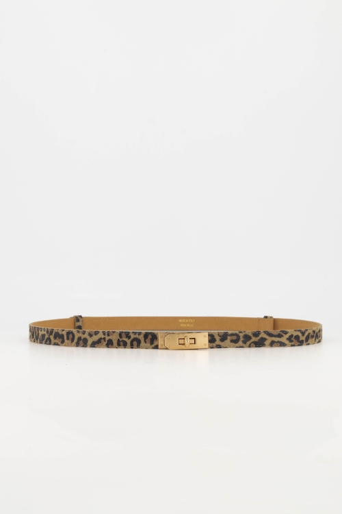 12346-225-19725 Garcia Suede Belt - Leopard - Afbeelding 1