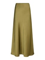 Vicky Heavy Sateen Skirt - Sage Green