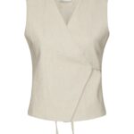 Samara Ramie Waistcoat - Natural