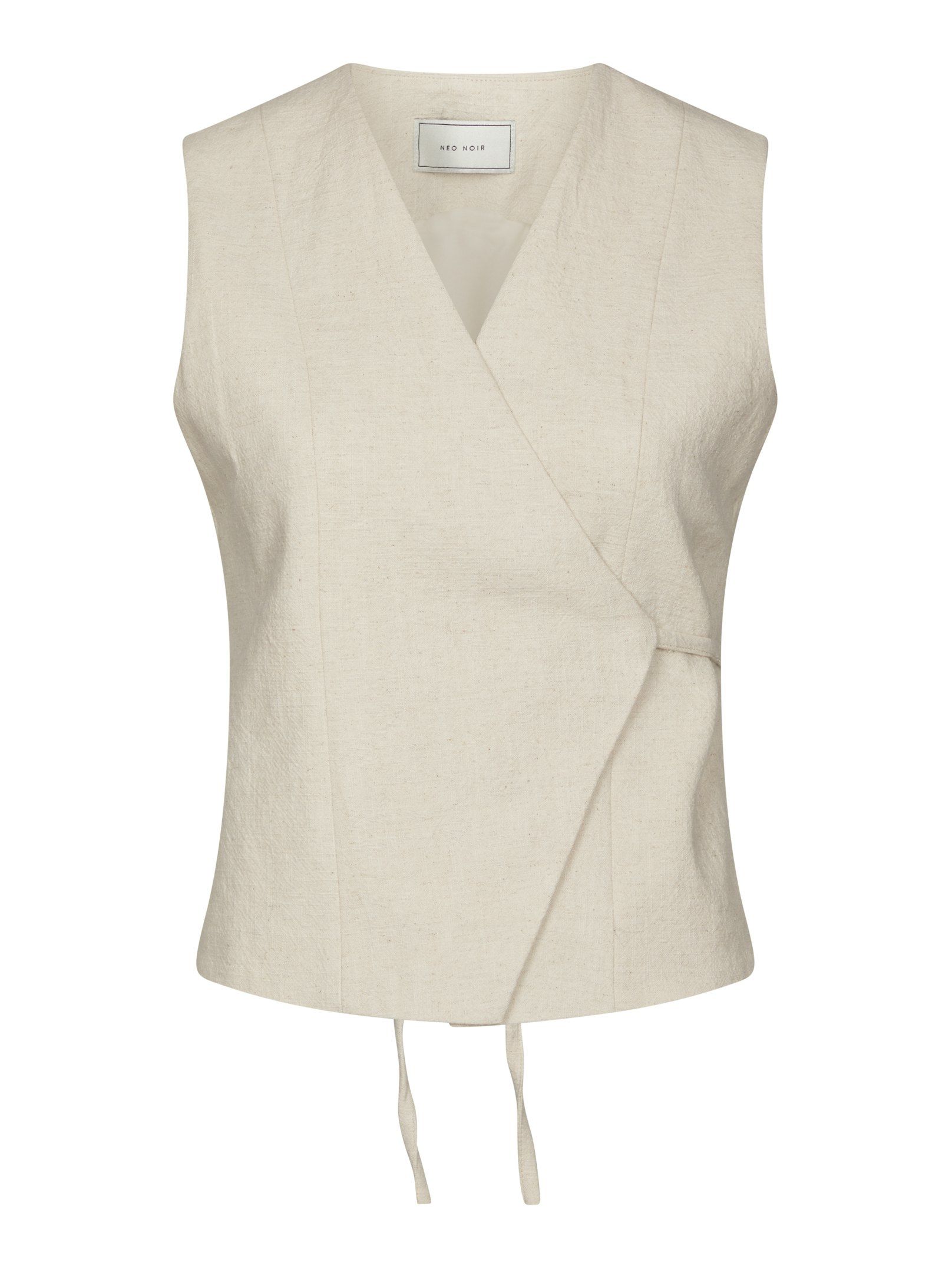 165105_815_0 (1) Samara Ramie Waistcoat - Natural - Afbeelding 1