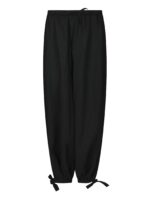 Roxana Balloon Linen Pants - Black