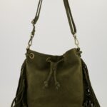 Hazel Suede Bag - Green