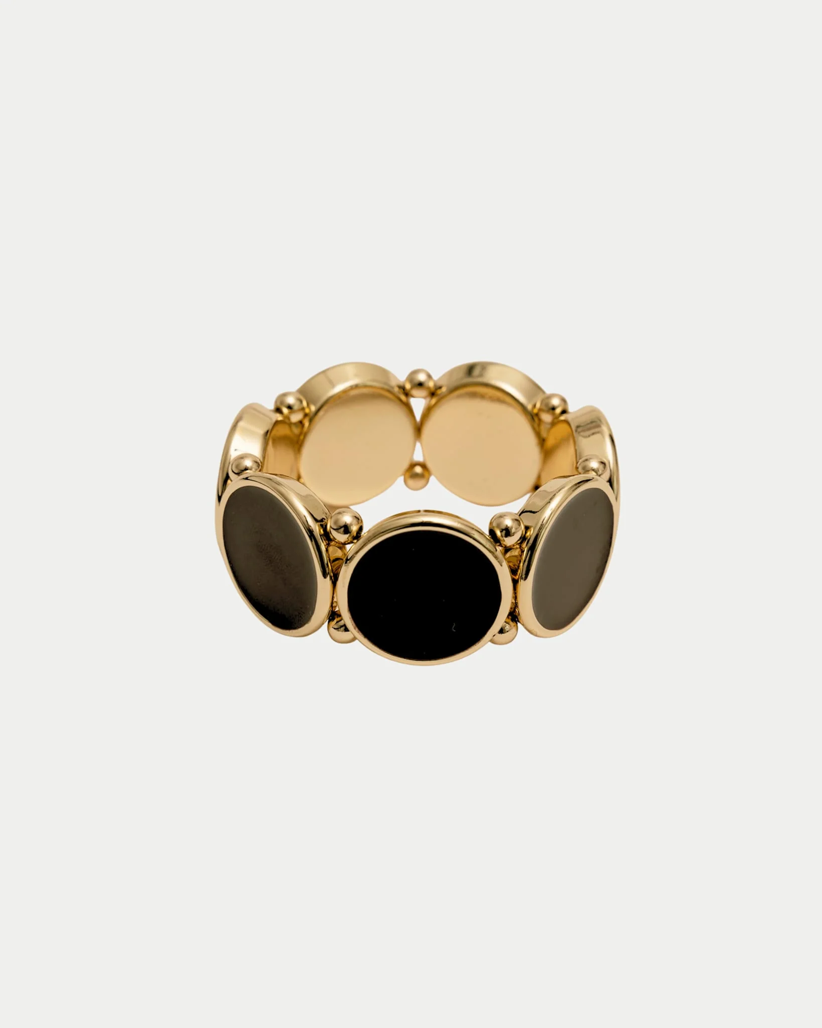 32 Bow19 - Ava Elastic Bracelet - Black/Gold - Afbeelding 1