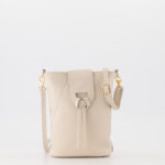 Kendra Leather Bag - Ecru