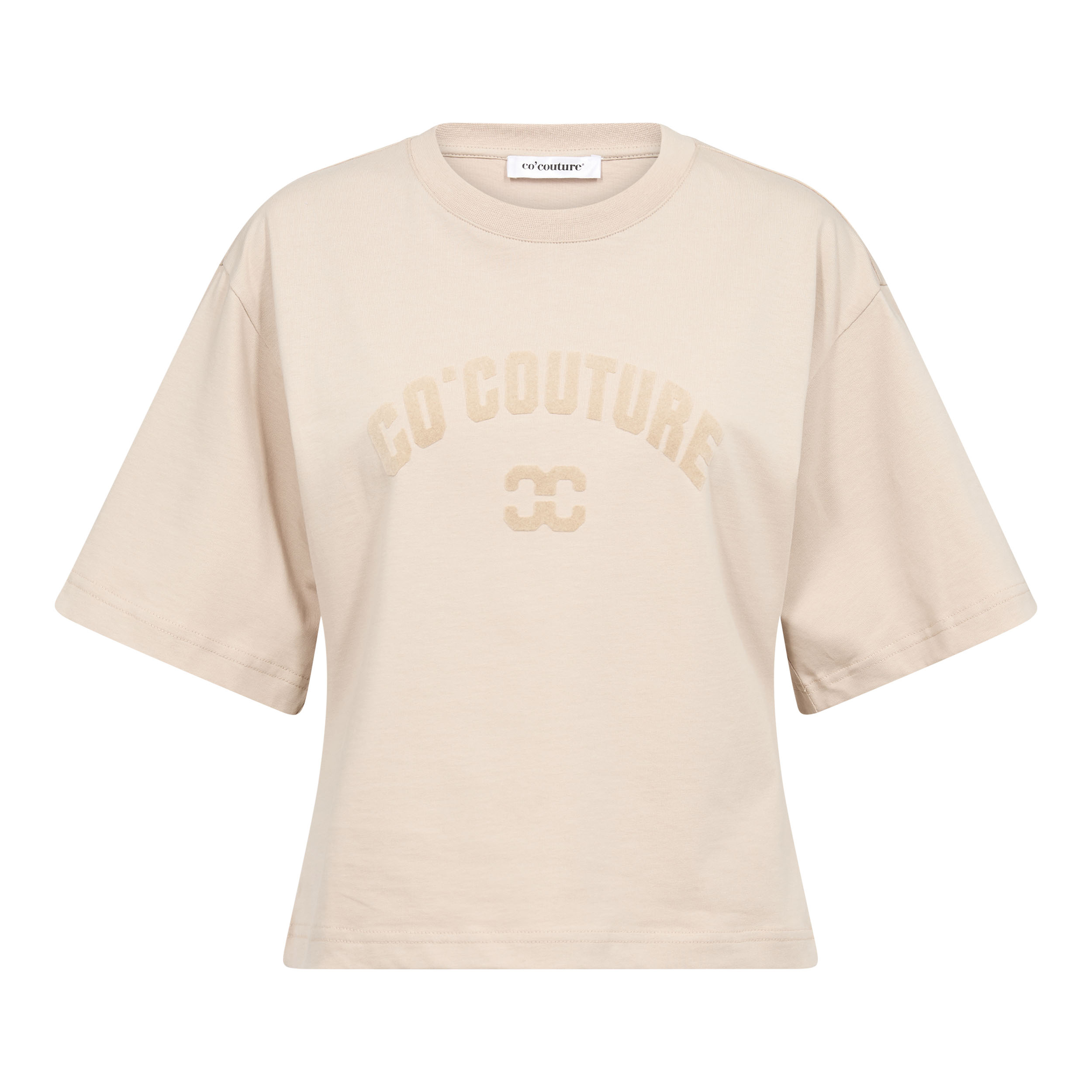 500108-ZengaCC-Tee-O-Neck-20014-11 ZengaCC Tee O-Neck - Mink - Afbeelding 1