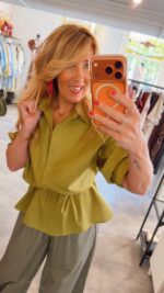 Elenza blouse  - Moss Green - Afbeelding 2