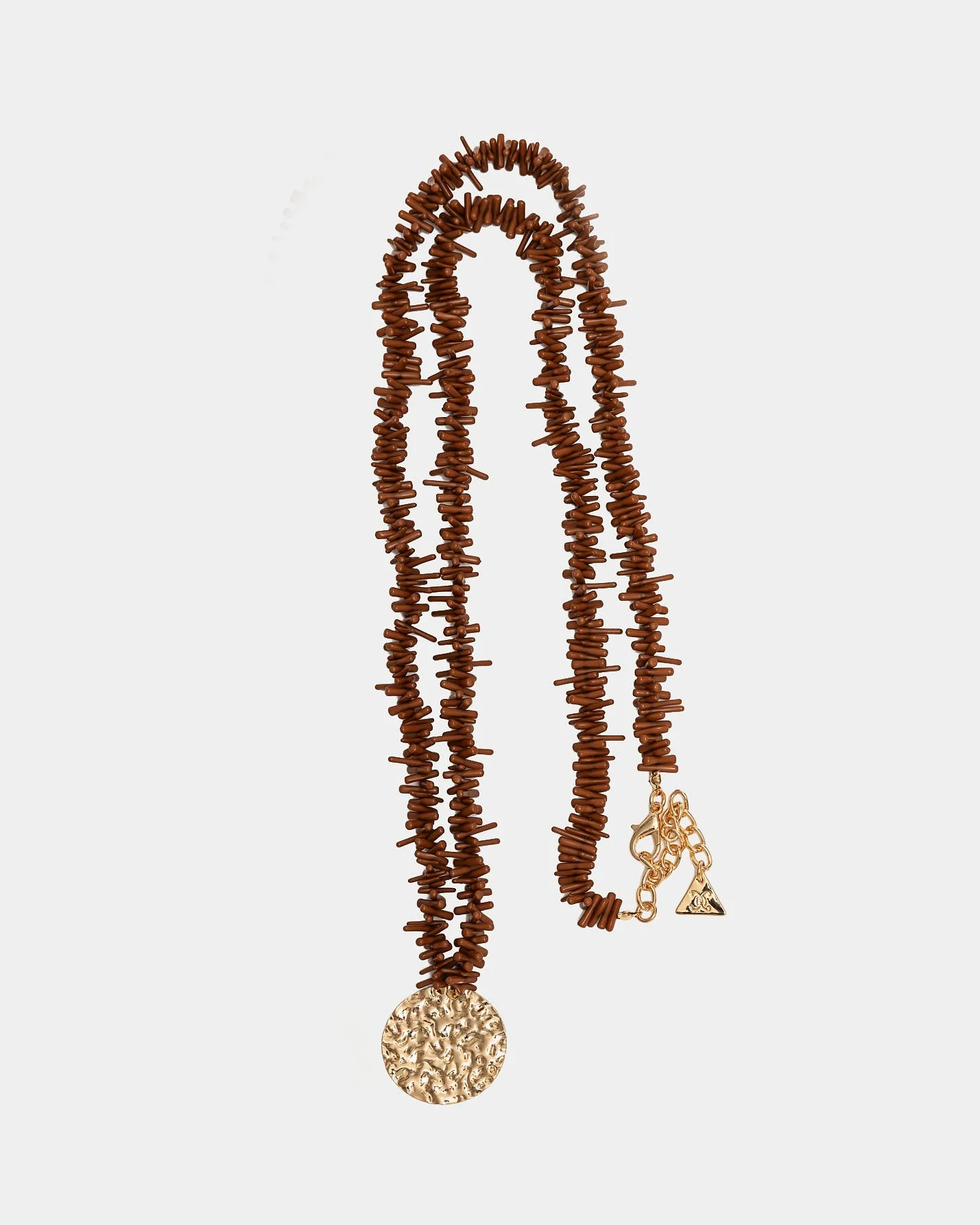 BOW19-Margo-Necklace-Dark-Camel Bow19 - Margo Necklace - Camel - Afbeelding 1
