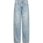 Barrel Front Pocket Tall Jeans - Bleached Denim