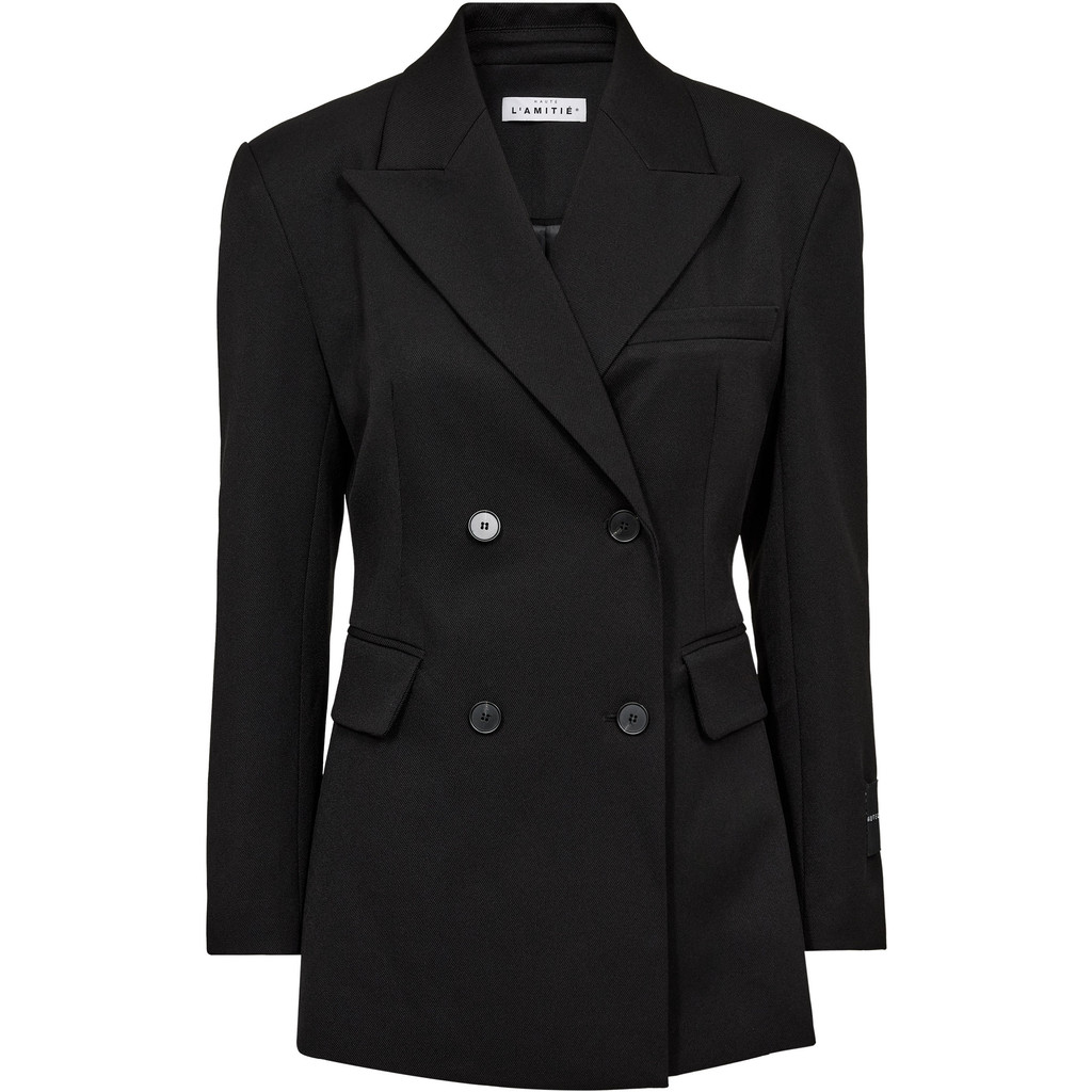 HL10703_Black_1 Premiere Waist Fit Blazer - Black - Afbeelding 1