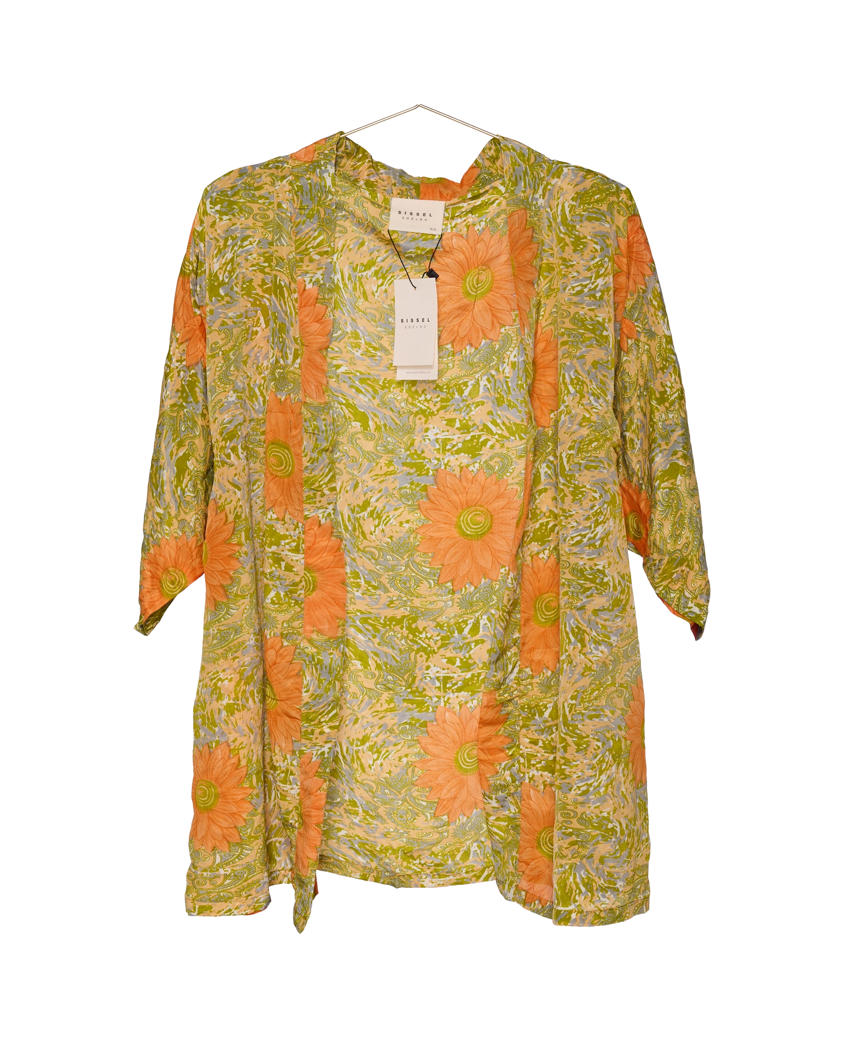 Lotus Kimono - No 221 Vintage Sari Sissel Edelbo - Lotus Kimono - 221 - Afbeelding 1