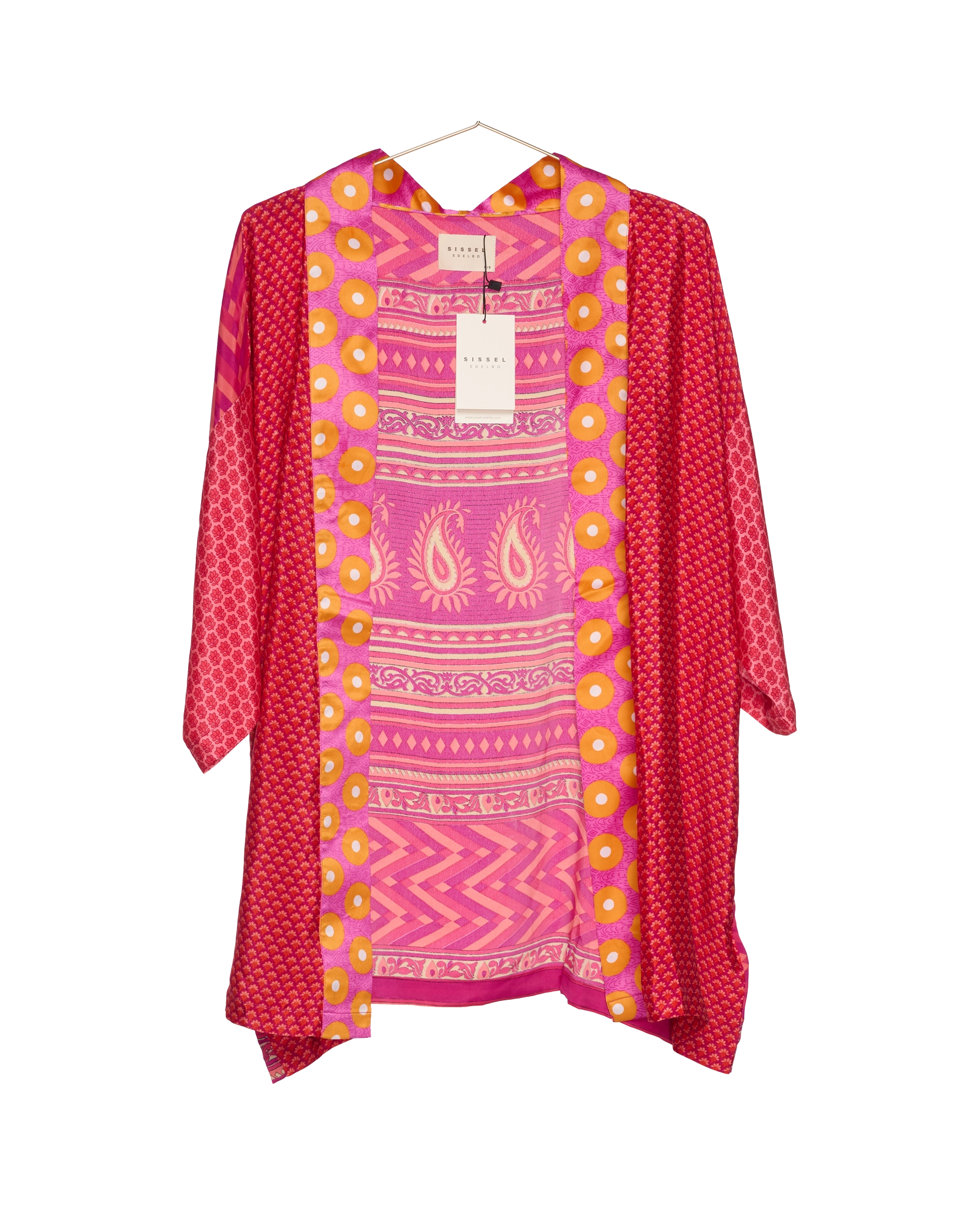 Lotus Kimono - No 332 Vintage Sari Sissel Edelbo - Lotus Kimono - 332 - Afbeelding 1