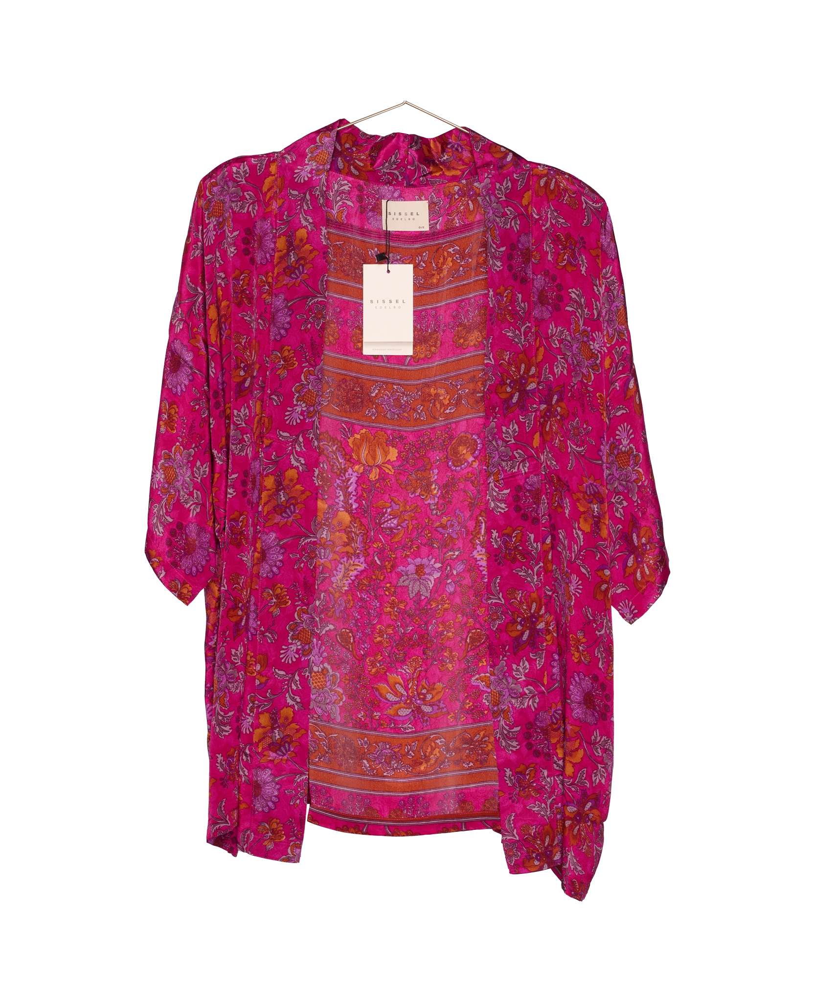 Lotus Kimono - No 616 Vintage Sari Sissel Edelbo - Lotus Kimono - 616 - Afbeelding 1