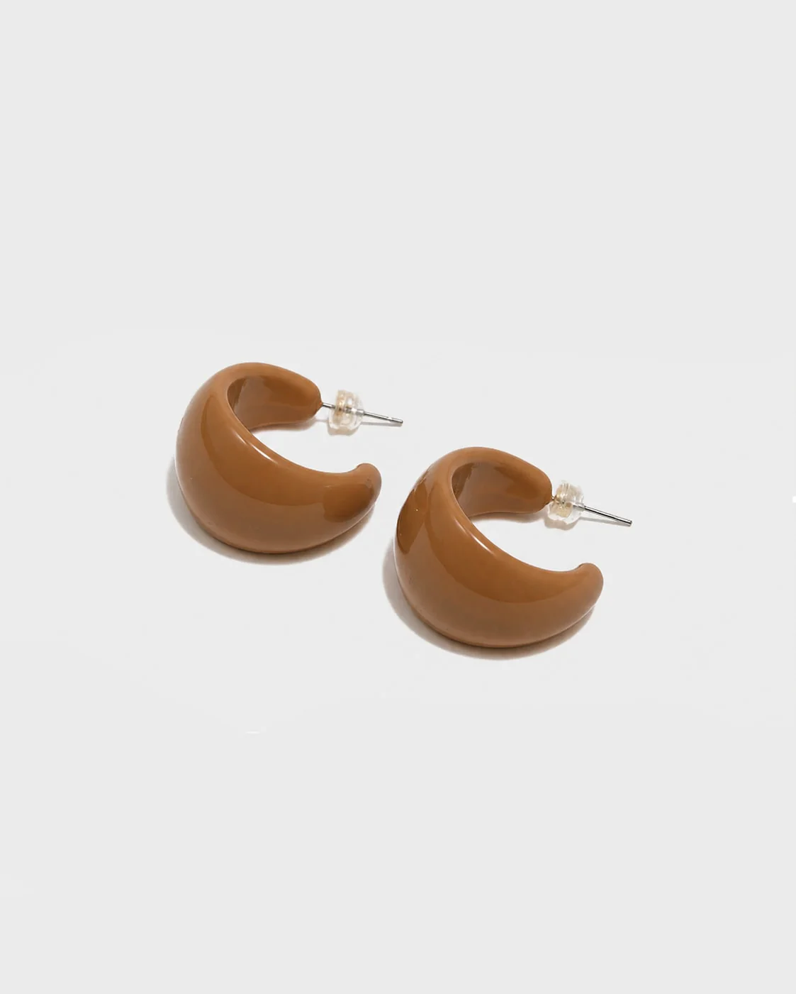 Untitled746_20260429153123 Bow19 - Noella Hoops - Camel - Afbeelding 1