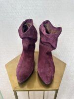 Jassi 50 Stiletto Suede Boots - Fig Purple - Afbeelding 2