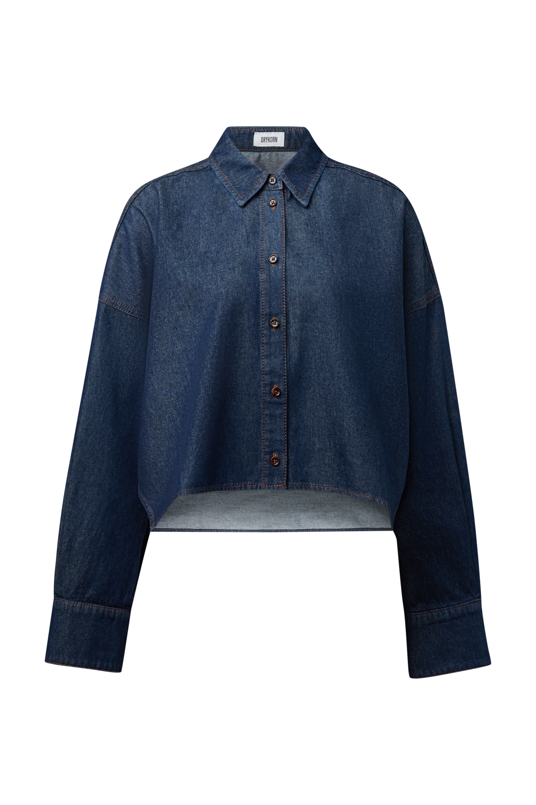 10#87#260297#87555#OSHIA#3000#07 Oshia Blouse - Dark Denim - Afbeelding 1