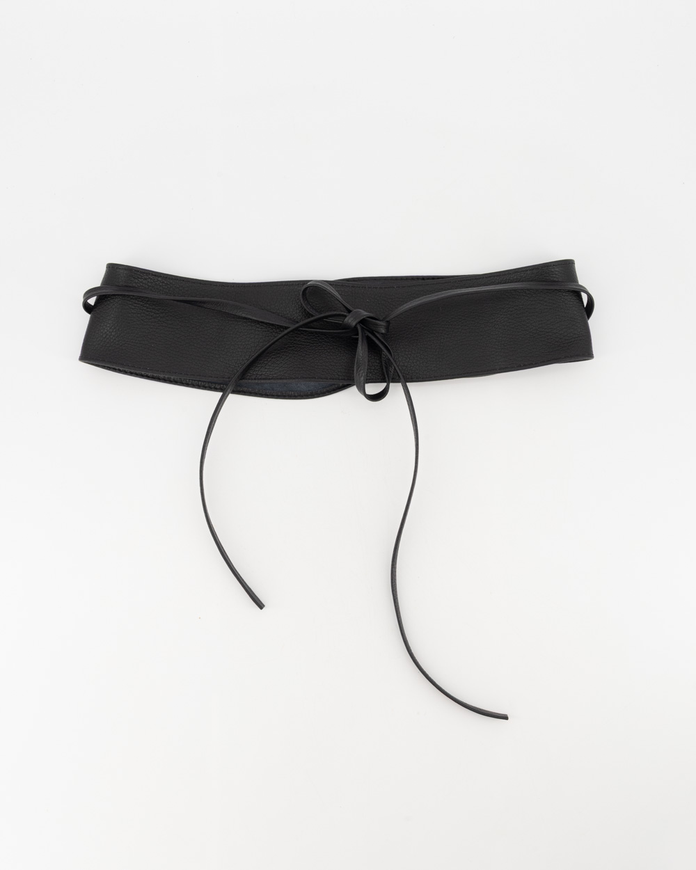 12377-94-2032 Lily Leather Wrap Belt - Black - Afbeelding 1