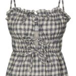 Seylor Check Top - Black