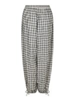 Roxane Balloon Check Pants - Black - Afbeelding 2