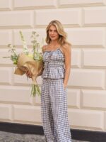 Roxane Balloon Check Pants - Black - Afbeelding 3