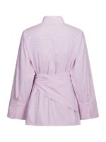 Dita Scarf Stripe Shirt - Light Pink - Afbeelding 2